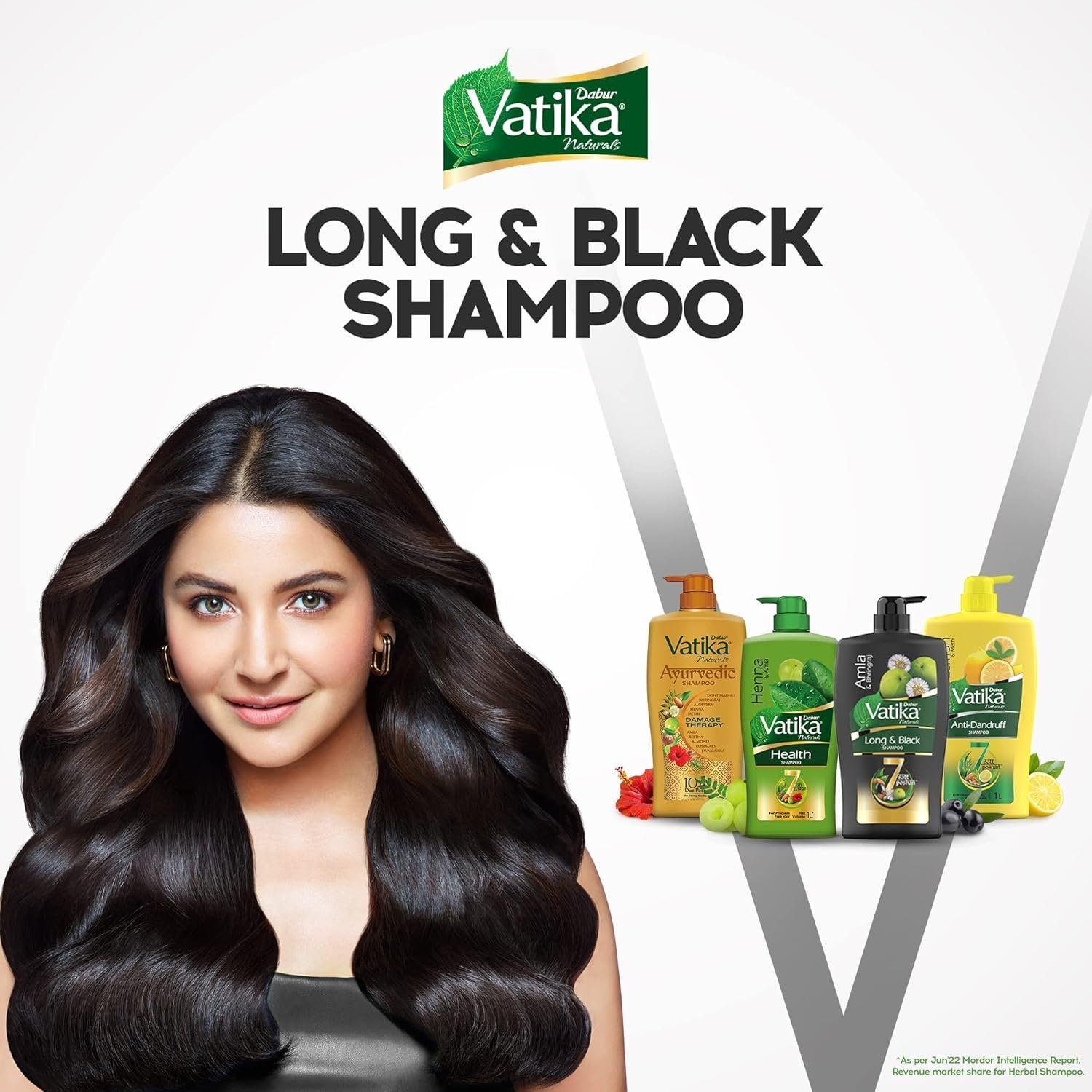 Dabur Vatika Long & Black Shampoo - 640 ml | With Amla & Bhringraj | For Shiny, Long & Black Hair | No Added Parabens | Provides Gentle Cleansing, Conditioning & Nourishment to Hair thumbnail