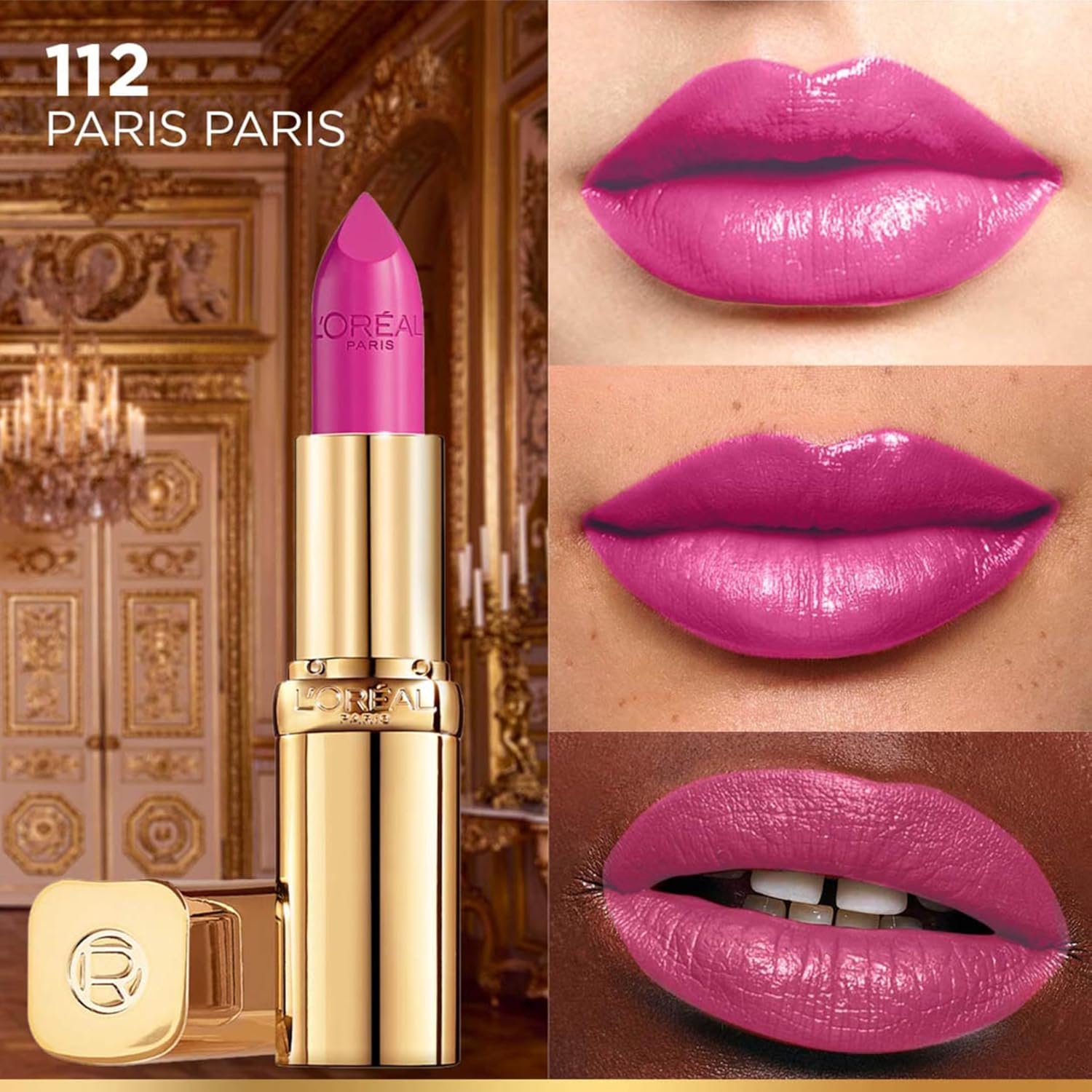L'Oréal Paris Color Riche Satin Lipstick, 112 Paris Paris thumbnail