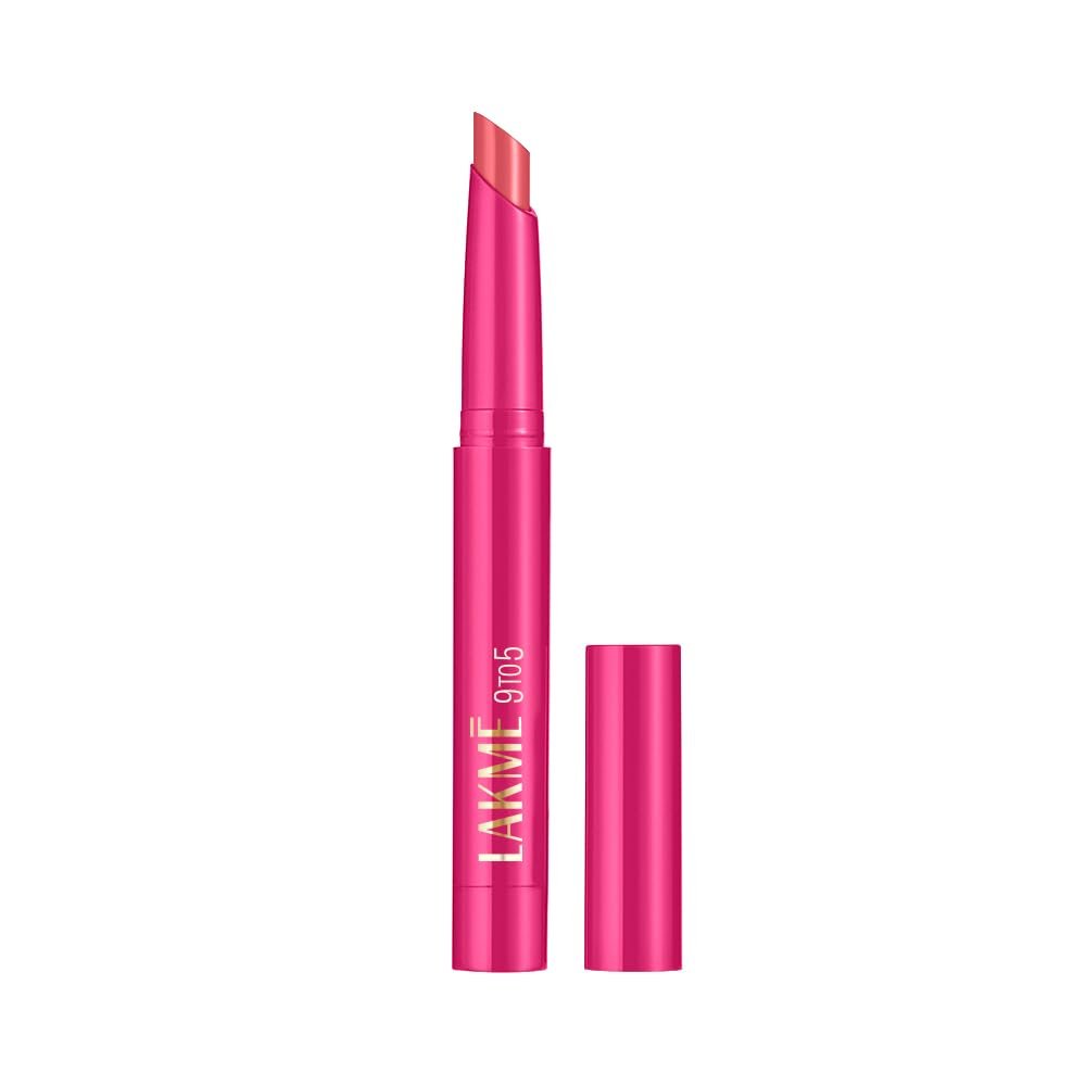Lakme 9 to 5 Forever Matte Lip Crayon, Poise Pink, 1.1g, for Smooth and Supple Lips, with Vitamin C, Matte Finish, 8 Hr Hydration, Long Lasting all day comfort, Retractable Crayon thumbnail