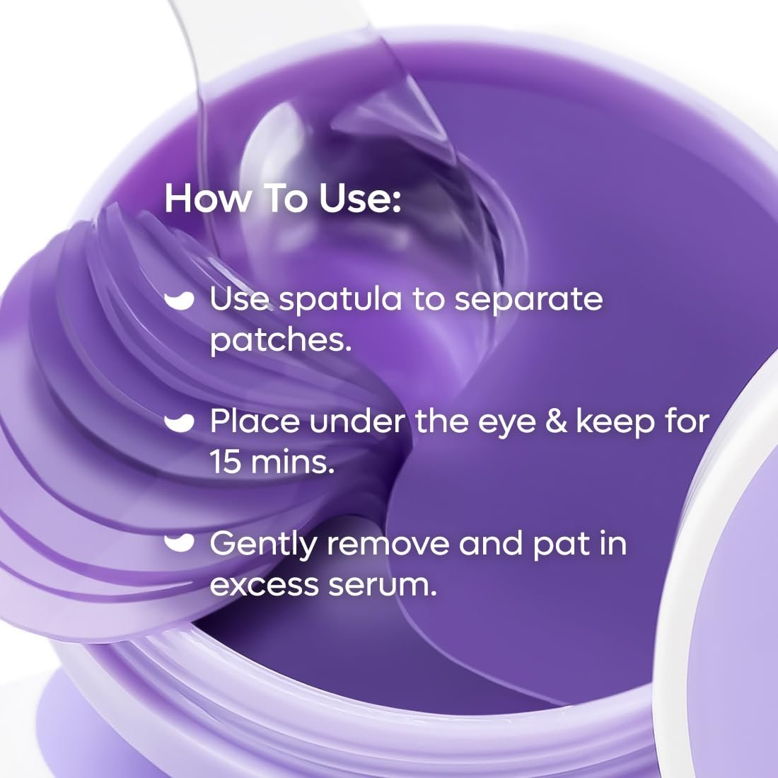 mCaffeine Black Tea Complex™ Anti Ageing Cooling Under Eye Patches with Vegan Collagen Peptide | Eye Patch Mask for Instant De-Puffing | 15 Pairs thumbnail