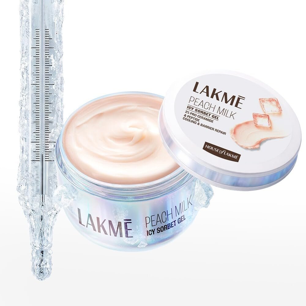 Lakmē Peach Milk Icy Sorbet Gel: First Ever Cooling Face Moisturizer 200g thumbnail