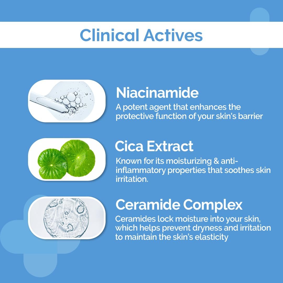 The Derma Co 2% Niacinamide Gentle Skin Cleanser for Sensitive, Dry, Normal Skin - 125 ml Non-Irritant | 100% Soap-Free | Non-Oil Stripping | Gently Cleanses Makeup thumbnail