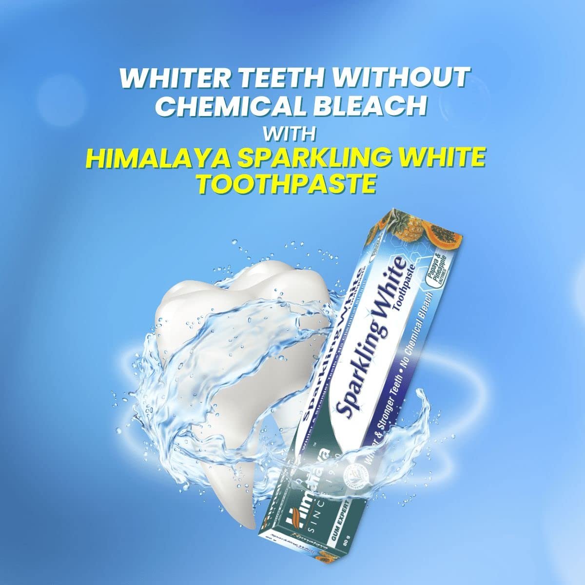 Himalaya Herbals Sparkling Whitening Toothpaste 150g thumbnail