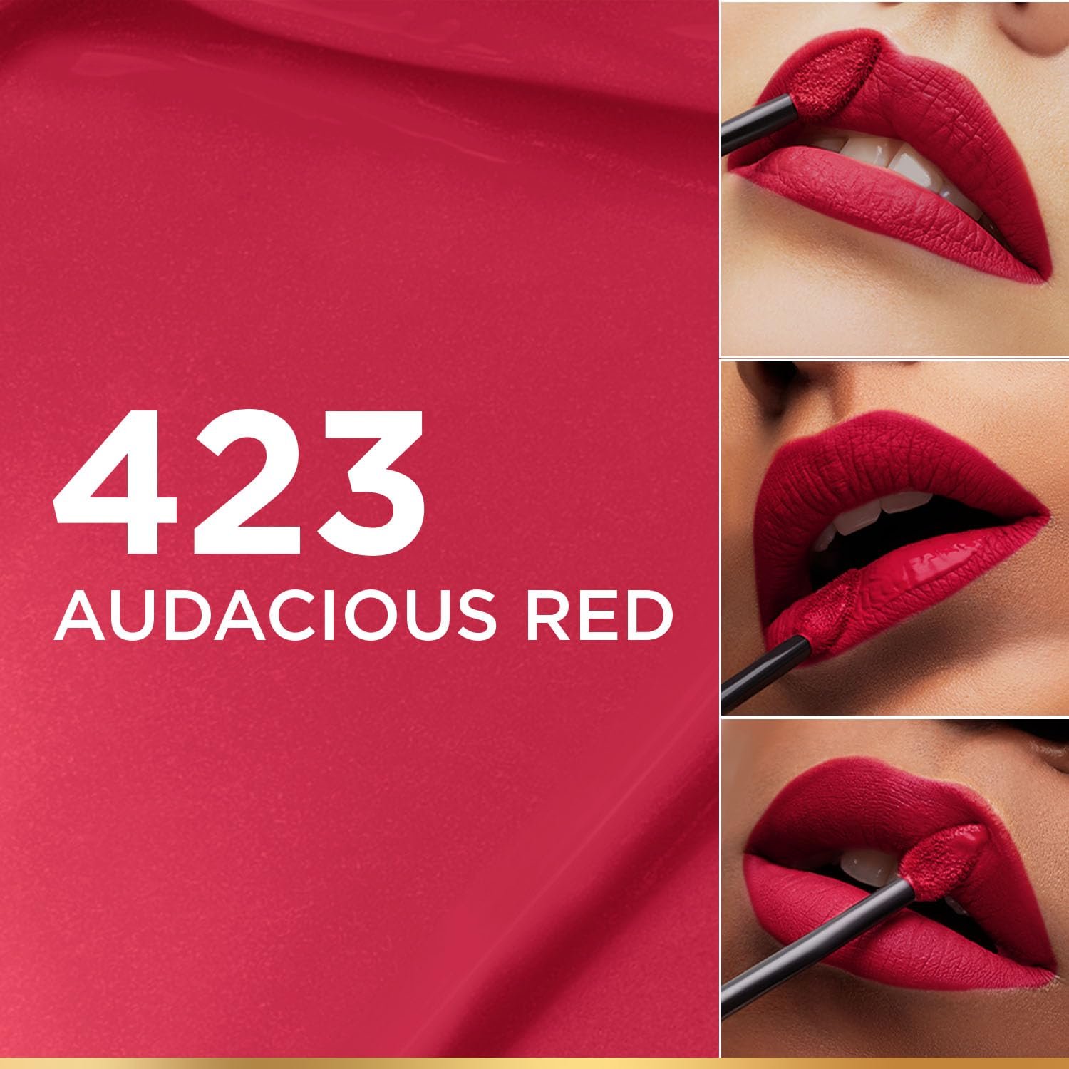 L'Oreal Paris Infallible Matte Resistance Lipstick, 423 Audacious Red thumbnail