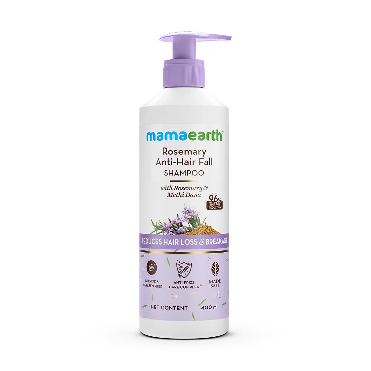 Mamaearth Rosemary Anti-Hair Fall Shampoo /  400 ml