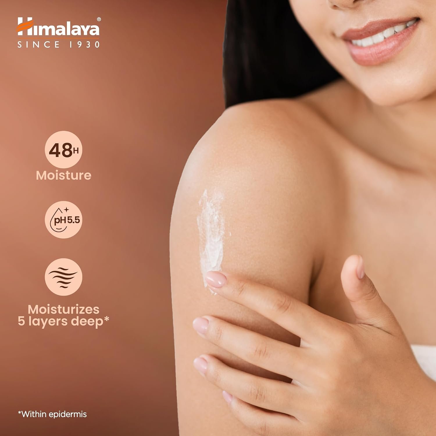 Himalaya Cocoa Butter Intensive Serum Body Lotion 400ml | 48 H Moisturization | pH 5.5 | With Cocoa Butter & Wheat Germ Oil Extracts| For Dry Skin thumbnail