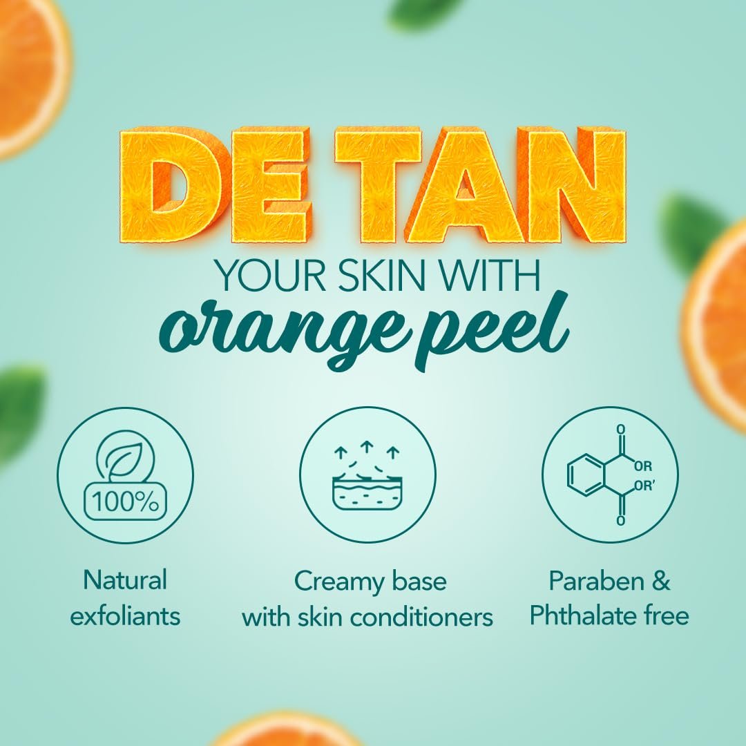 Himalaya Tan Removal Orange Face Scrub – Exfoliating Facial Scrub for Tan & Dullness Care, 100g thumbnail