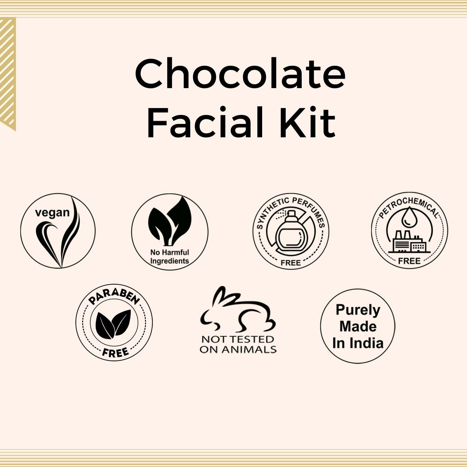 Aroma treasures Chocolate Facial Kit for all skin type (One time use kit) thumbnail