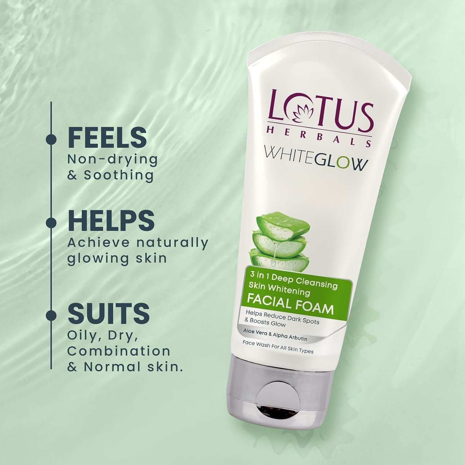 Lotus Herbals 3 in 1 Deep Cleansing Facial Foam  100g thumbnail