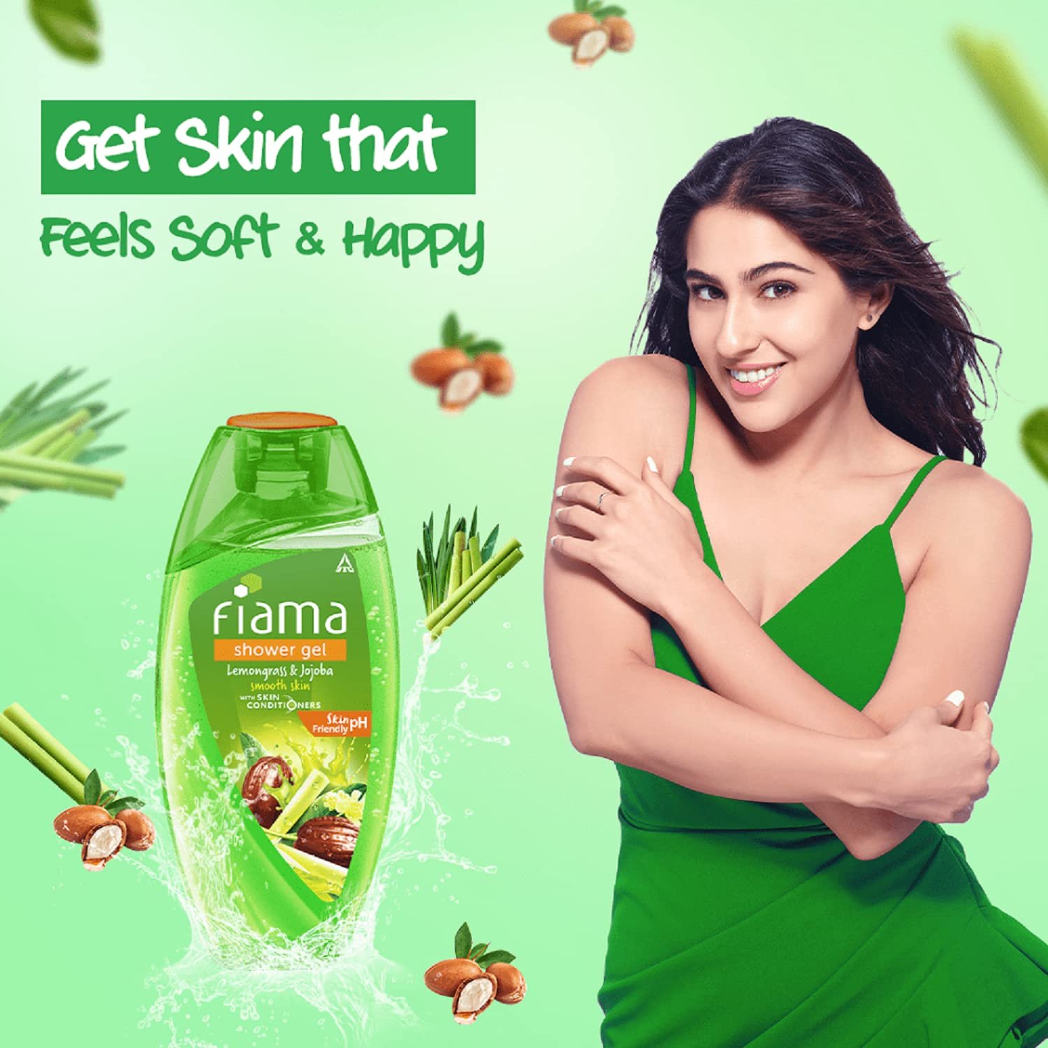 Fiama Body Wash Shower Gel Lemongrass & Jojoba, 250ml, Body Wash for Women and Men with Skin Conditioners for Smooth Skin & Gentle Exfoliation, Suitable for All Skin Types thumbnail