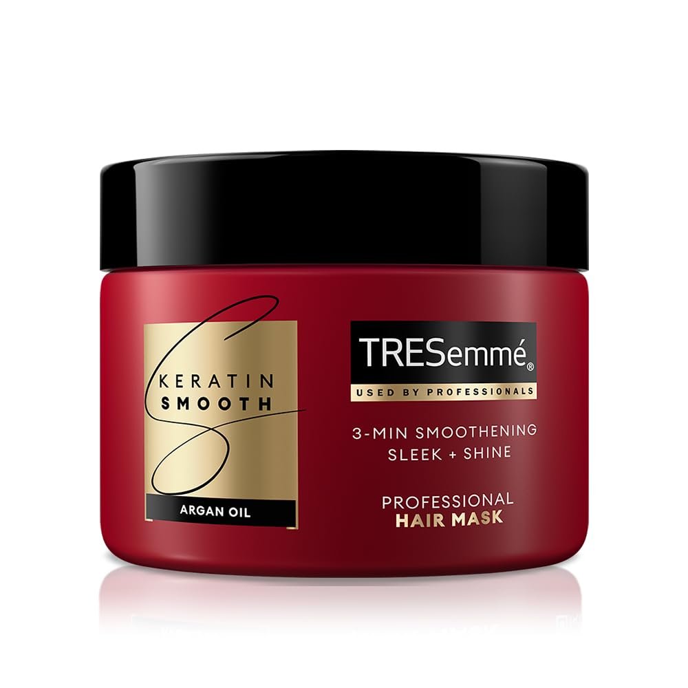 TRESemme Keratin Smooth Hair Mask 300ml | 3 Min Smoothening Treatment for 72H Frizz Control | Paraben Free Keratin Treatment for Dry Frizzy Hair thumbnail
