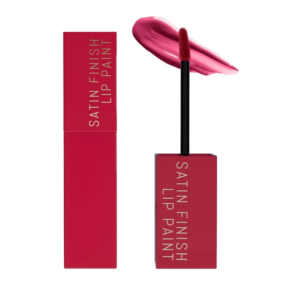Daily Life Forever52 Satin Finish Lip Paint | Long-Lasting 16-Hour Wear | Moisturizing, Lightweight | Glossy, Smooth & Plump Lips (Wine Glaze 09, Purple 4g) thumbnail