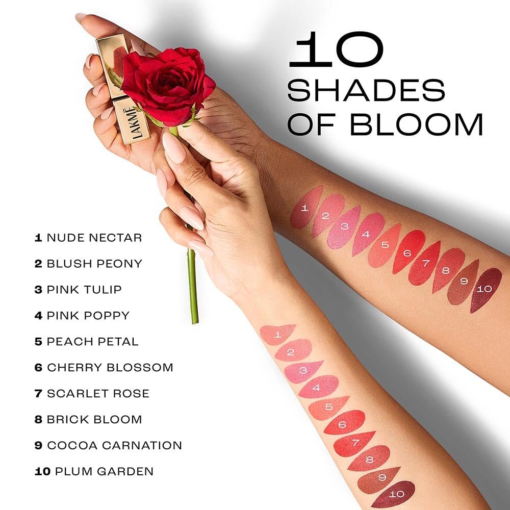 LAKMÉ LAKM Lakme Rouge Bloom Powder Matte Bullet Blush Peony 206-4gm thumbnail