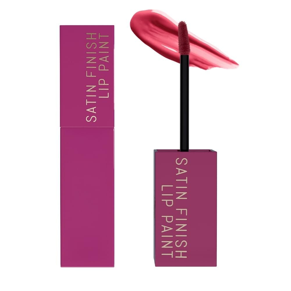 Daily Life Forever52 Satin Finish Lip Paint | Long-Lasting 16-Hour Wear | Moisturizing, Lightweight | Glossy, Smooth & Plump Lips (Berry Fix 10, Purple 4g) thumbnail