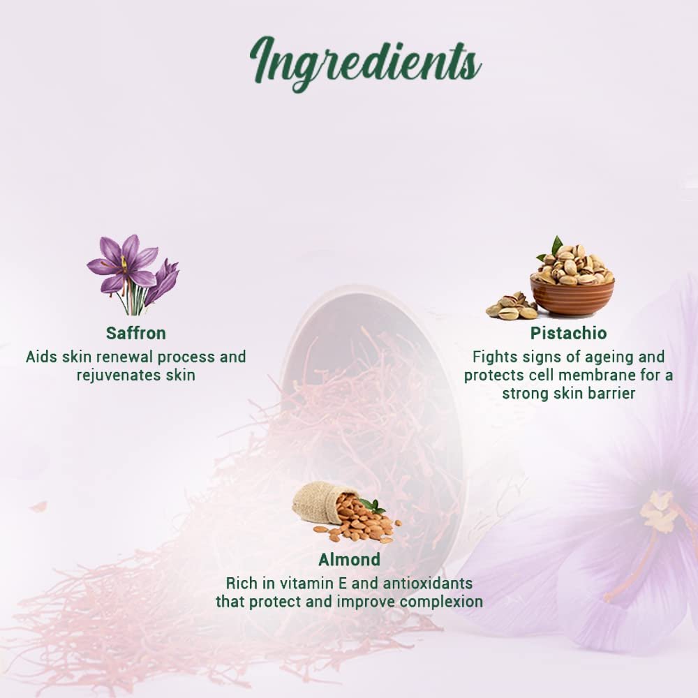Biotique Bio Saffron Dew Youthful Moisturizer | Protects Skin Cells | Prevents Ageing and Retains Youthful Glow | 100% Botanical Extracts | Suitable for All Skin Types | 50g thumbnail