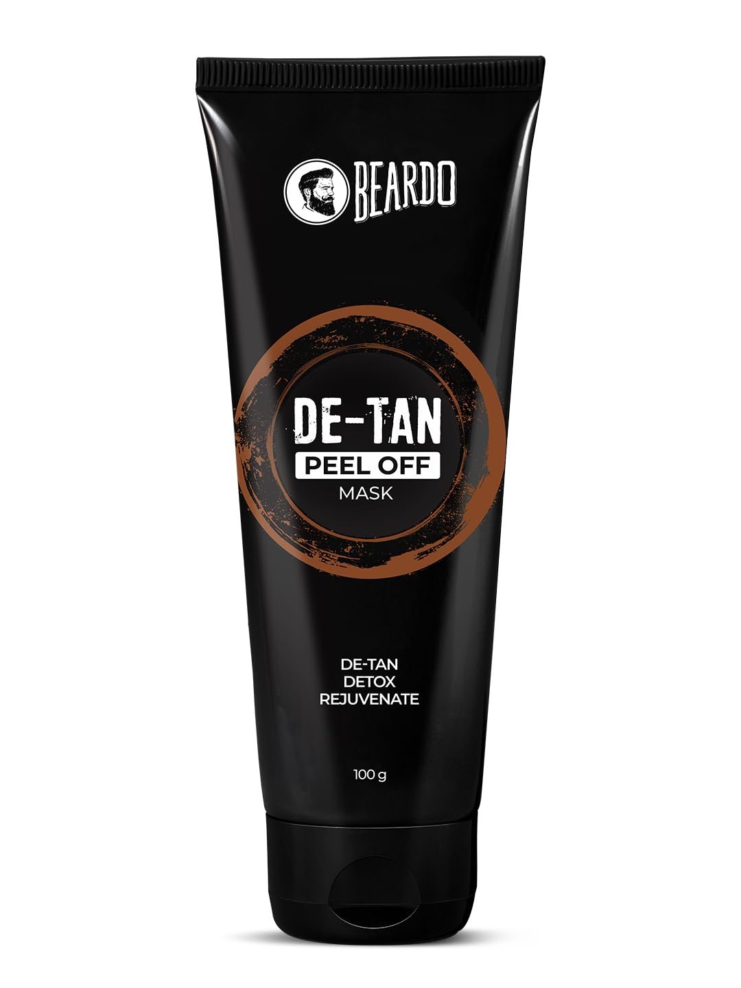 Beardo DeTan Peel off Face Mask for Men, 100g | Coffee Extract to Remove Tan & Deep Cleansing, Face Mask for Glowing Skin