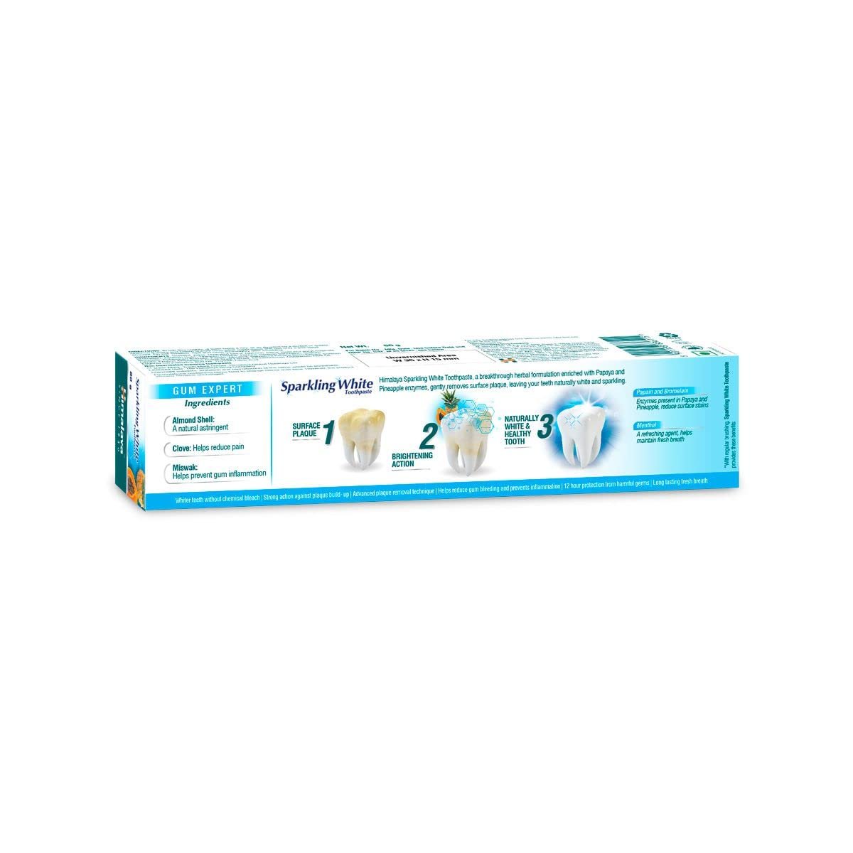 Himalaya Herbals Sparkling Whitening Toothpaste 150g thumbnail