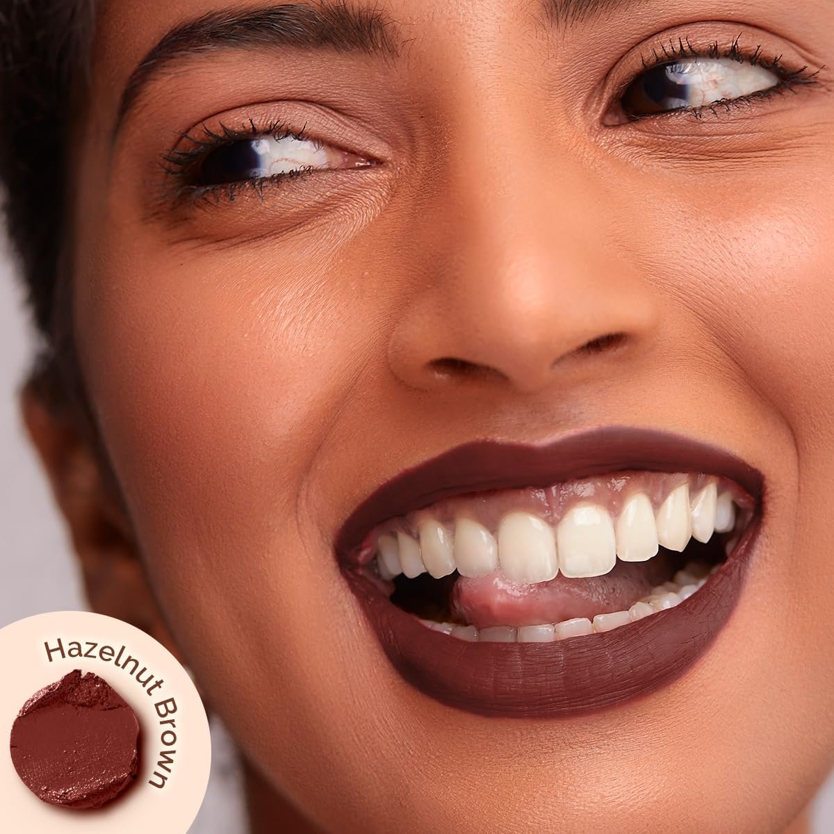 Mamaearth Moisture Matte Longstay Lipstick with Avocado Oil & Vitamin E for 12 Hour Long Stay - 2g (Hazelnut Brown) thumbnail