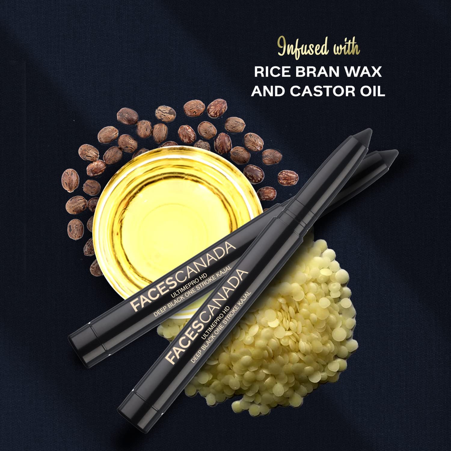 Faces Canada Ultimepro Hd Deep Black One Stroke Kajal 1.4G thumbnail