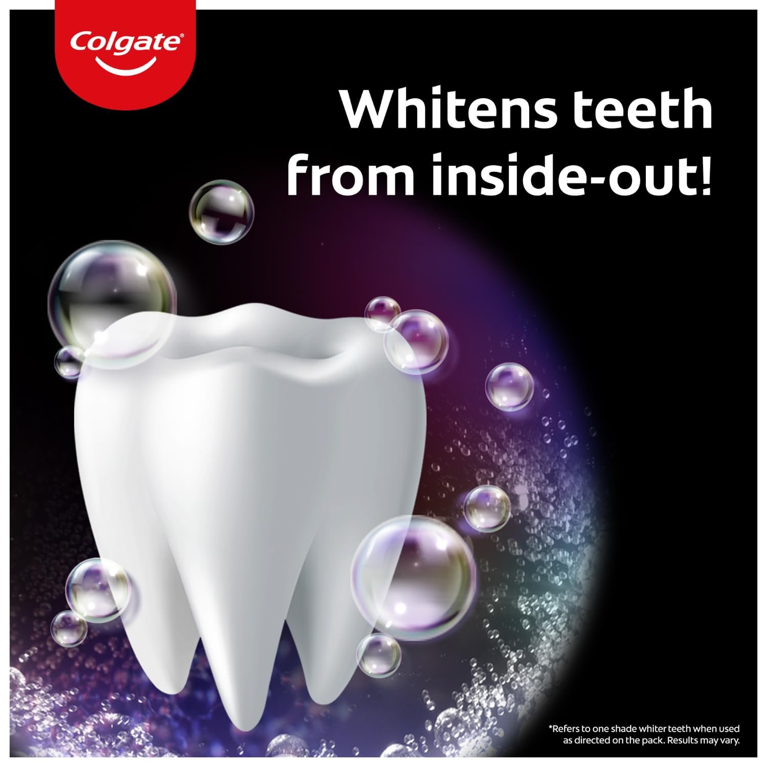 Colgate Visible White O2, Teeth Whitening Toothpaste (25g) for noticeably whiter teeth starting in 3 days with Active Technology, Enamel Safe Teeth Whitening & Fresh Breath thumbnail