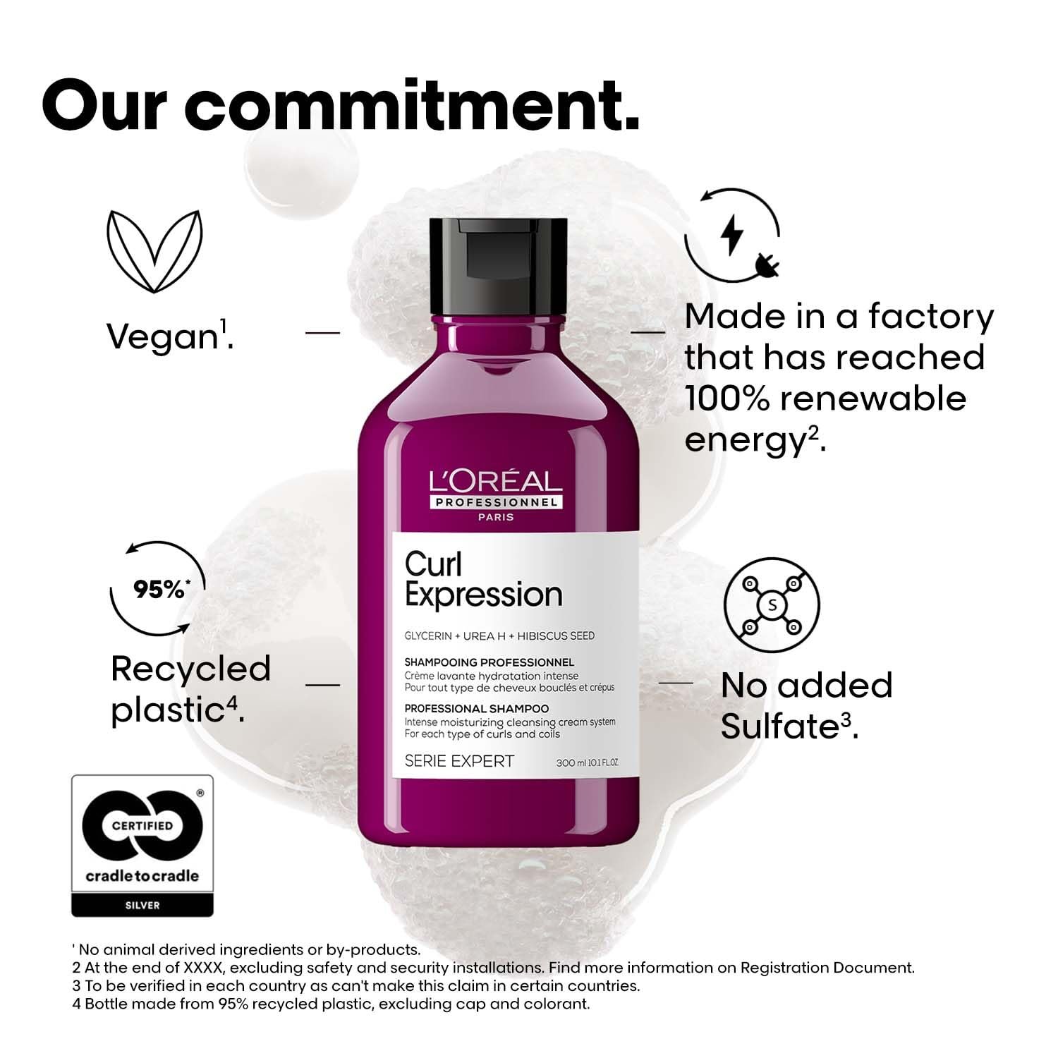 L'Oréal Professionnel Curl Expression Intense moisturizing cleansing Shampoo 300 ml | Provides intense and long lasting hydration | With Glycerin, Urea H & Hibiscus seed. thumbnail