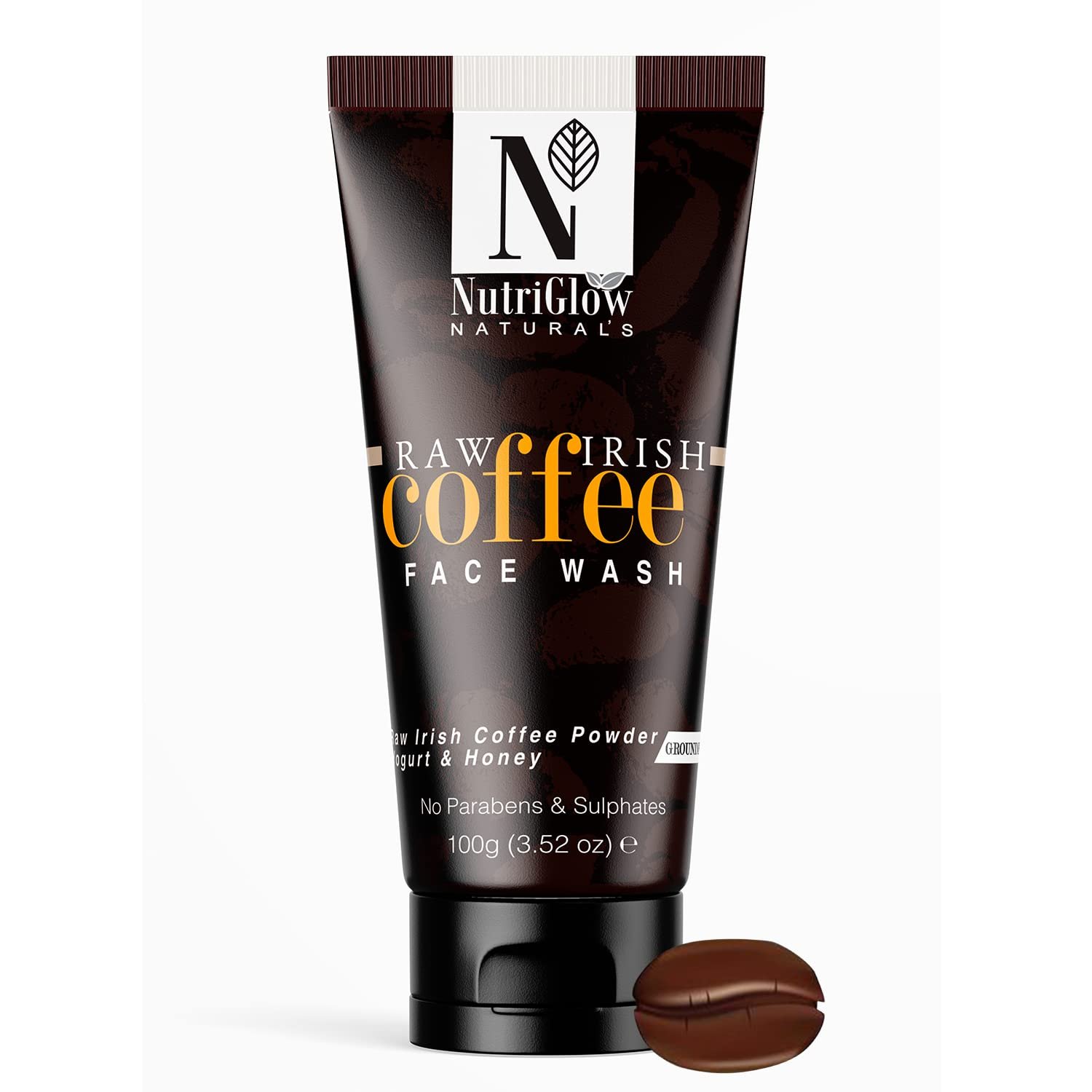 NutriGlow NATURAL'S Coffee Face Cleanser with Yogurt & Honey, 100 g