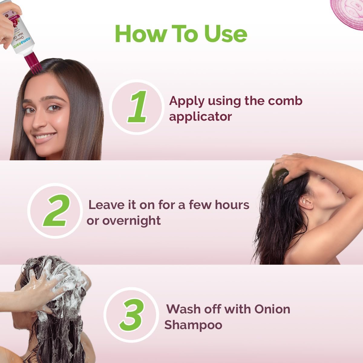 Mamaearth Onion Hair Oil with Onion Oil & Redensyl for Hair Fall Control  200ml thumbnail