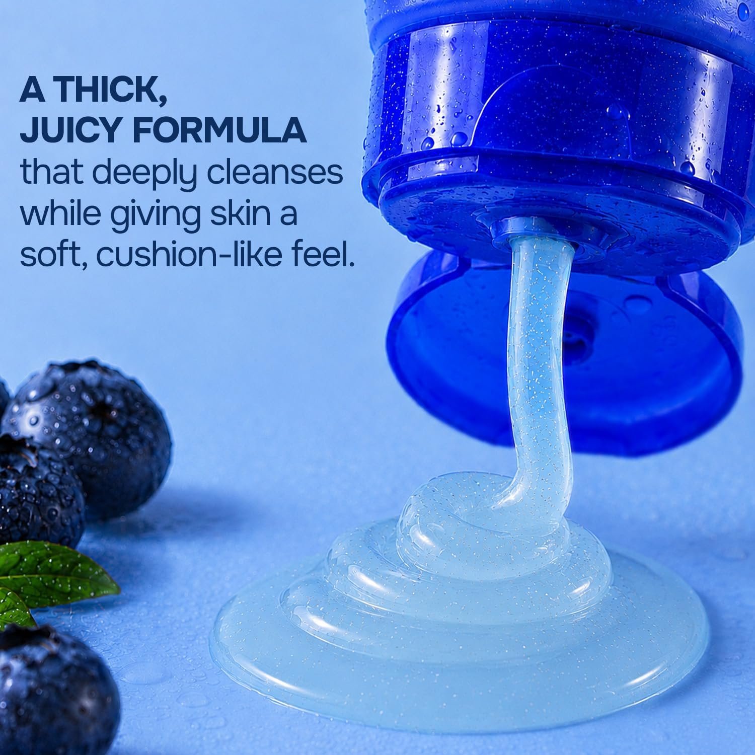 Swiss Beauty Care Juicy Glow Face Wash | Blueberry + Hyaluronic Acid| Removes Dirt & Grime | Thick, Gel-Based Texture |Improves Skin Texture | Deeply Nourishes | Gently Exfoliates thumbnail