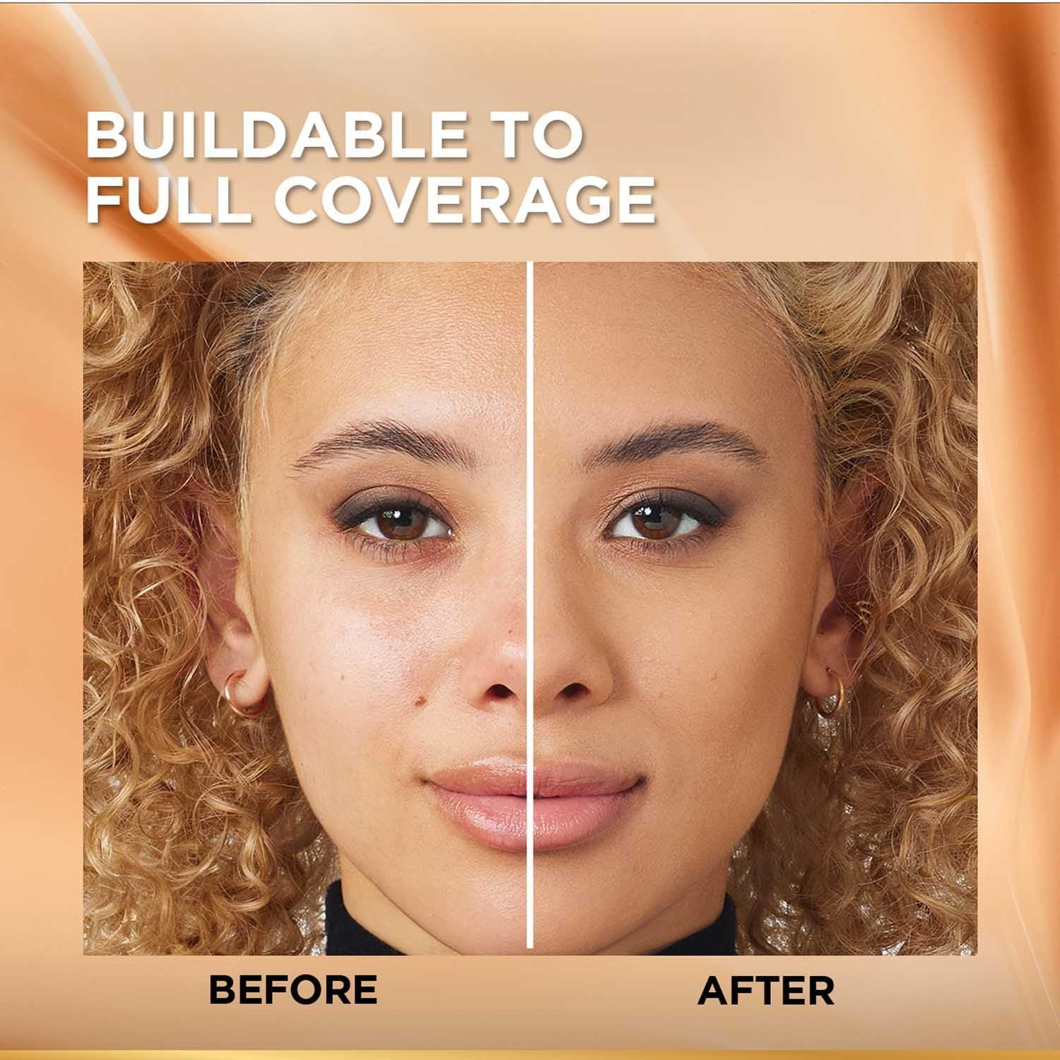 L'Oreal Paris Infallible 32H Fresh Wear Liquid Fdt, 140 Golden Beige 32H Fresh Wear Liquid Foundation, Transfer-Proof, Sweat-Proof, Lightweight Breathable Texture, Full Coverage, Vitamin C thumbnail