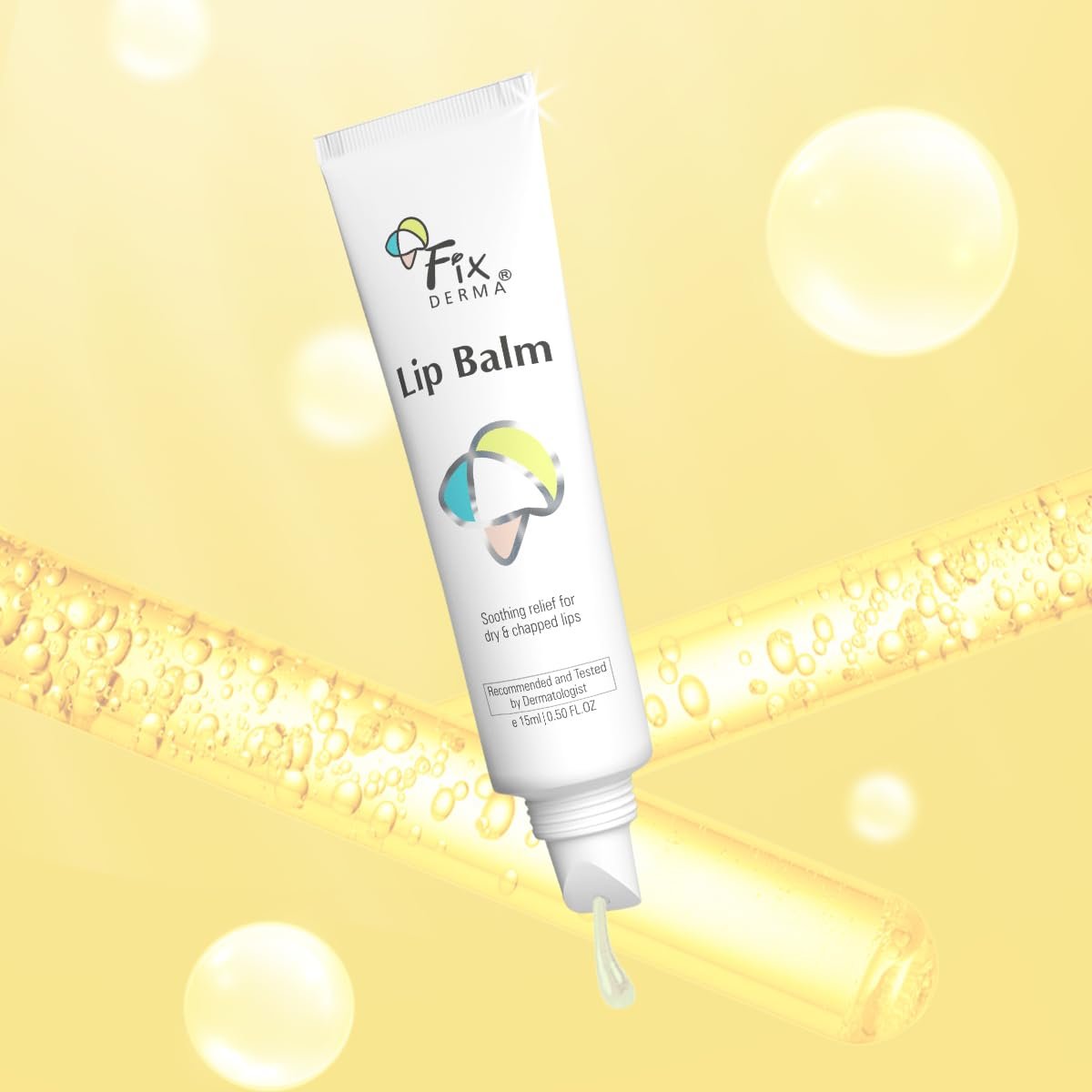 Fixderma Lip Balm Vitamin C&E Moisturizing for Soft, Smooth & Plump Lips Even Out Lip Tone | Lip Balm For Dark Lips 15ml thumbnail