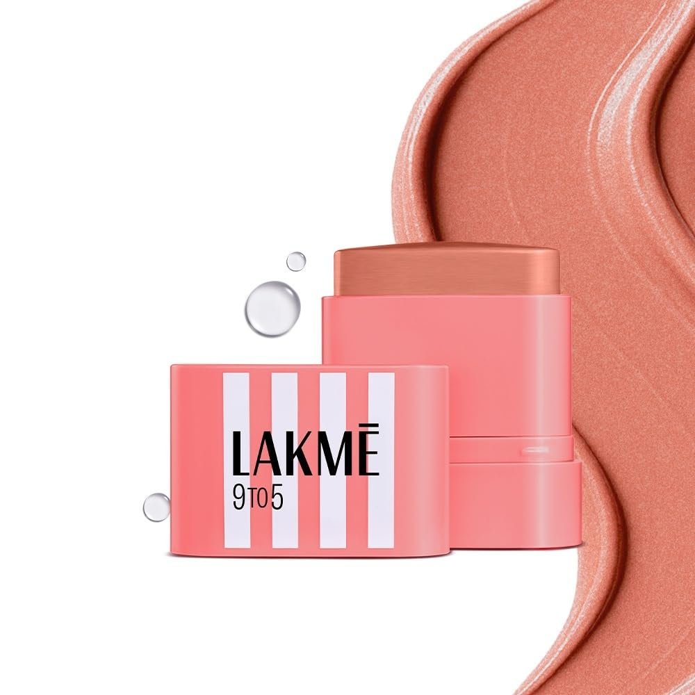 Lakme 9to5 Hya Beach Edit SPF Blush Pink Afterhours, Creamy Texture, Travel-friendly, 8.6g