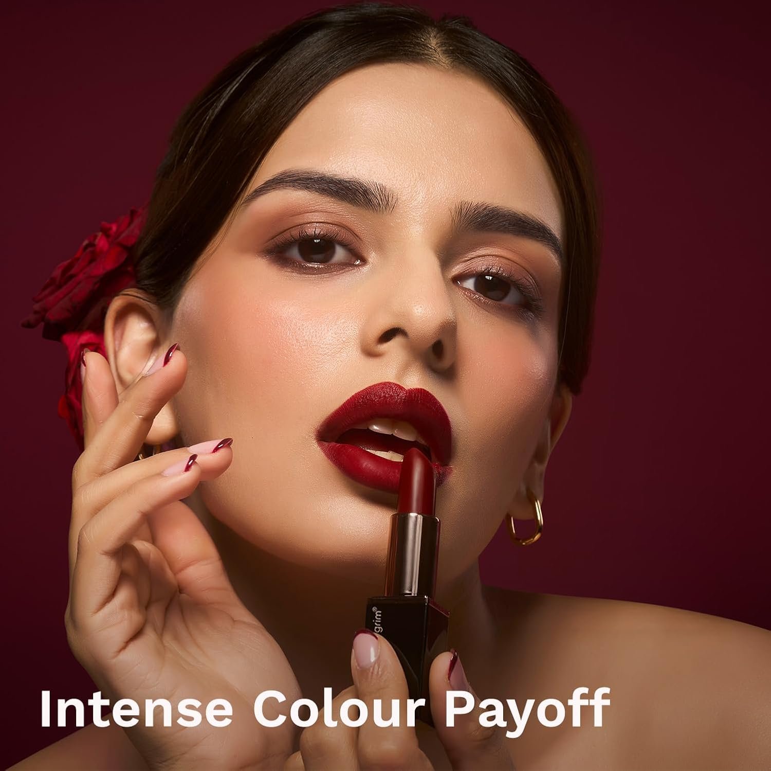 Pilgrim Matte Bullet Lipstick Intense Colour Transferproof & Smudgeproof Maroon Affair-23 thumbnail