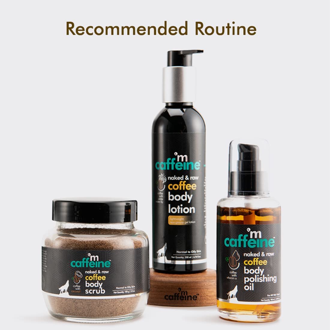 mCaffeine Coffee Body Oil for Dry Skin For Women & Men | Moisturizing Body Oil with Relaxing Aroma for a Soft, Smooth & Glowing Skin (100ml) thumbnail