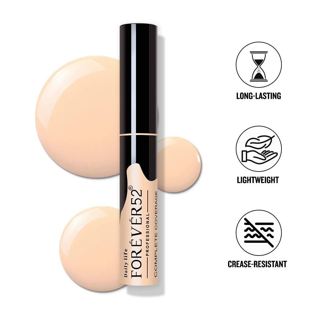 Daily Life Forever52 Easily Blendable Concealer for Face Makeup (French Vanilla) Natural finish,Liquid Light Weight Concealer-COV007 thumbnail