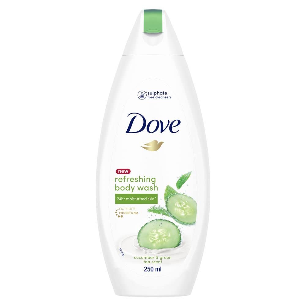 Dove Refreshing Body Wash with Triple Hydration Serum – 300ml | Refreshing Cleansing for Soft, Smooth & Hydrated Skin thumbnail