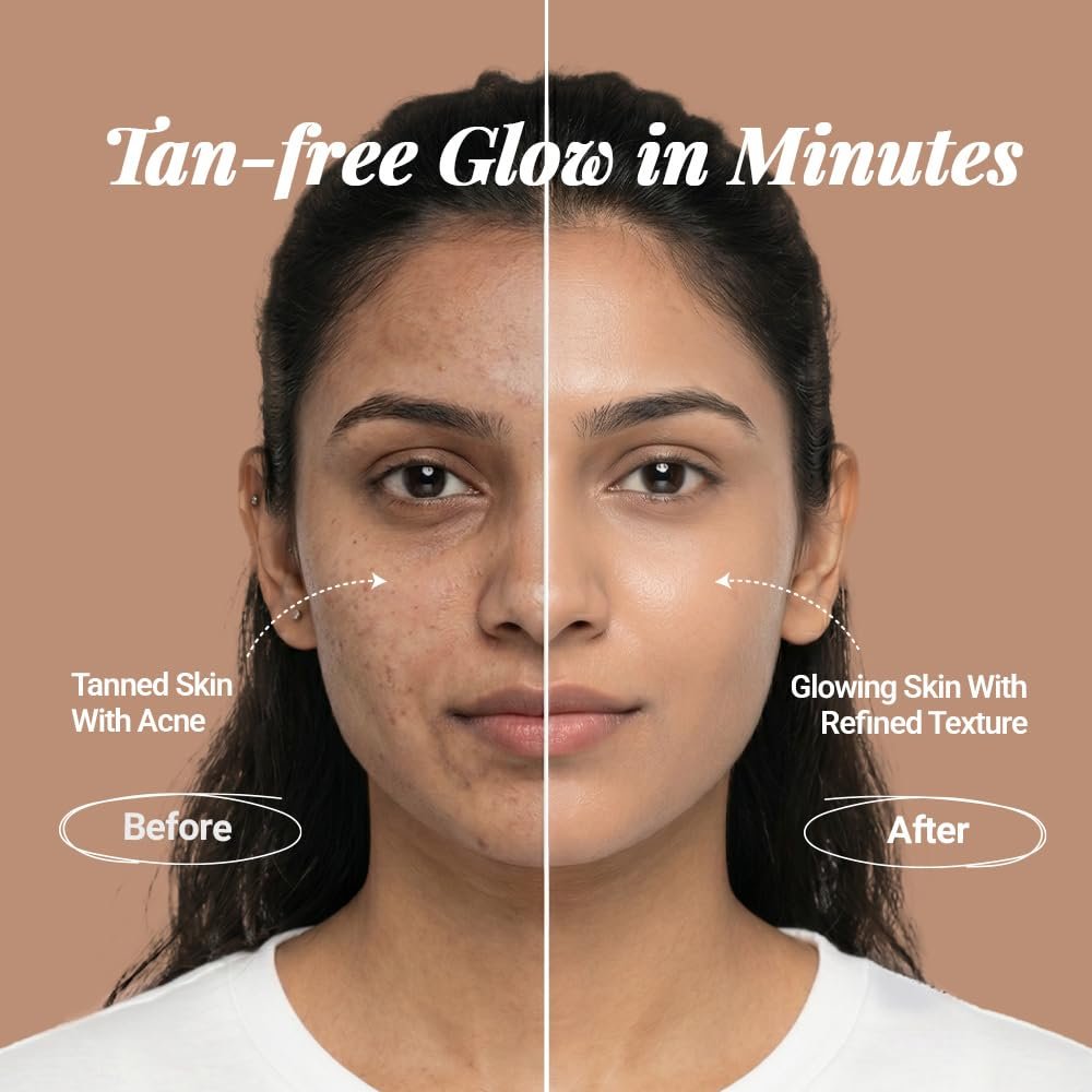 Be Neude FaceTime Instant Brightening Glow Face Mask 15ml – De-Tan Milk Face Pack with Yogurt Filtrate, Orange Oil & Kojic Acid for Glowing Skin, Blackhead Removal, Anti-Pigmentation | thumbnail