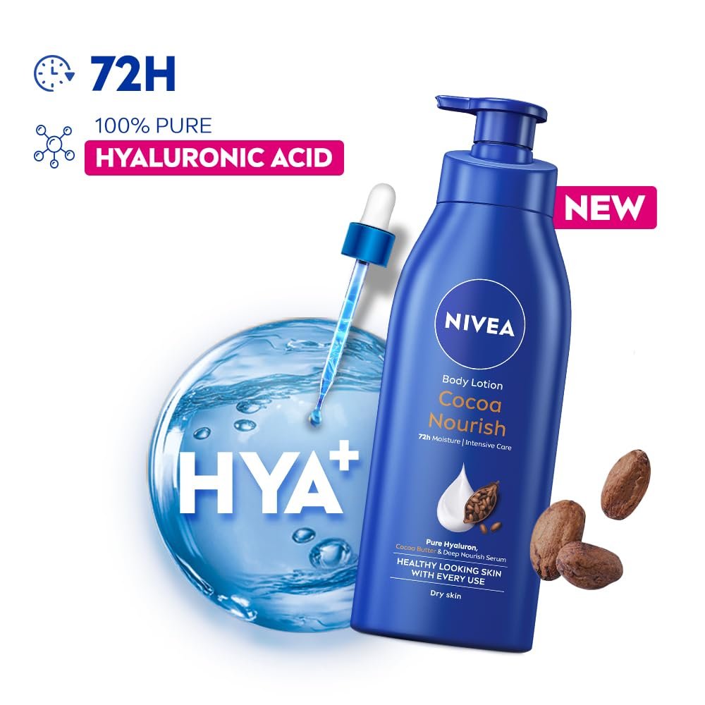NIVEA Cocoa Nourish Body Lotion with Deep Moisture Serum 400ml thumbnail