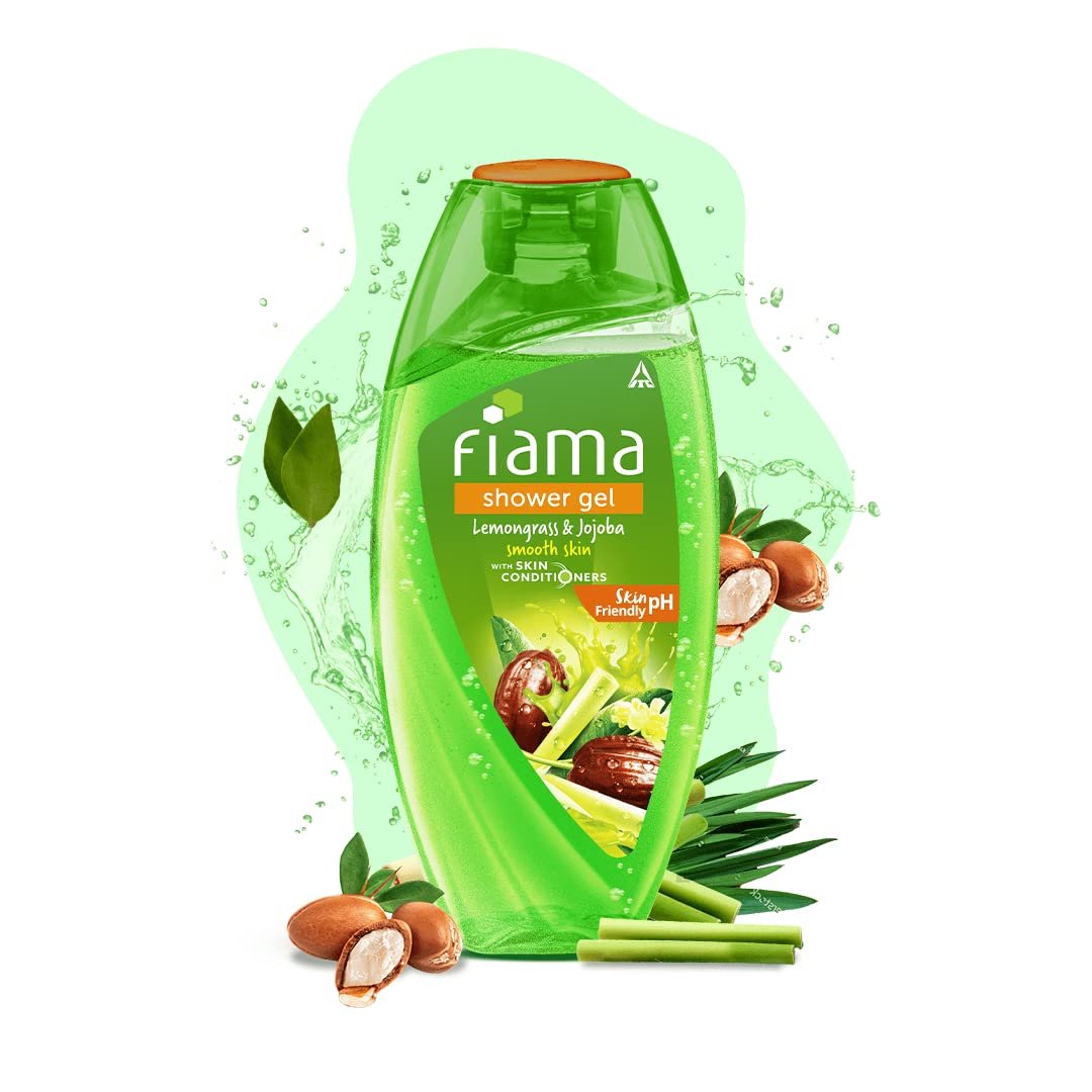 Fiama Body Wash Shower Gel Lemongrass & Jojoba, 250ml, Body Wash for Women and Men with Skin Conditioners for Smooth Skin & Gentle Exfoliation, Suitable for All Skin Types thumbnail