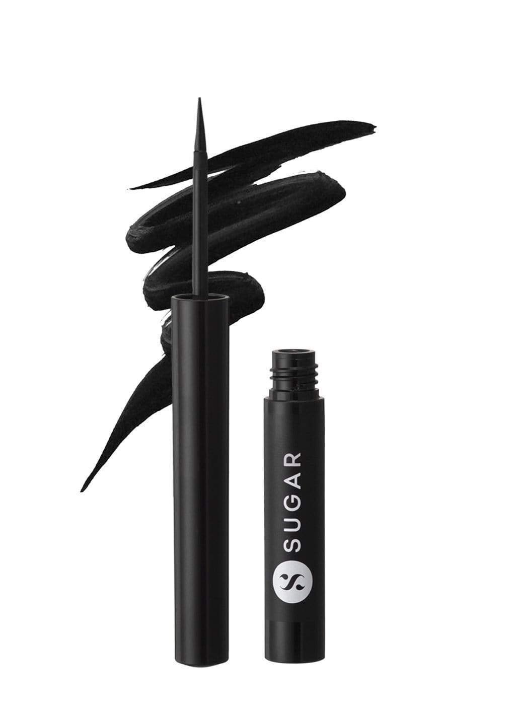 SUGAR Cosmetics - Eye Warned You So! - Double Matte Eyeliner Gel - 01 Black Swan (Black Eye Liner) - Sweat Proof, 100% Waterproof Eye Liner With Matte Finish, Multicolor thumbnail