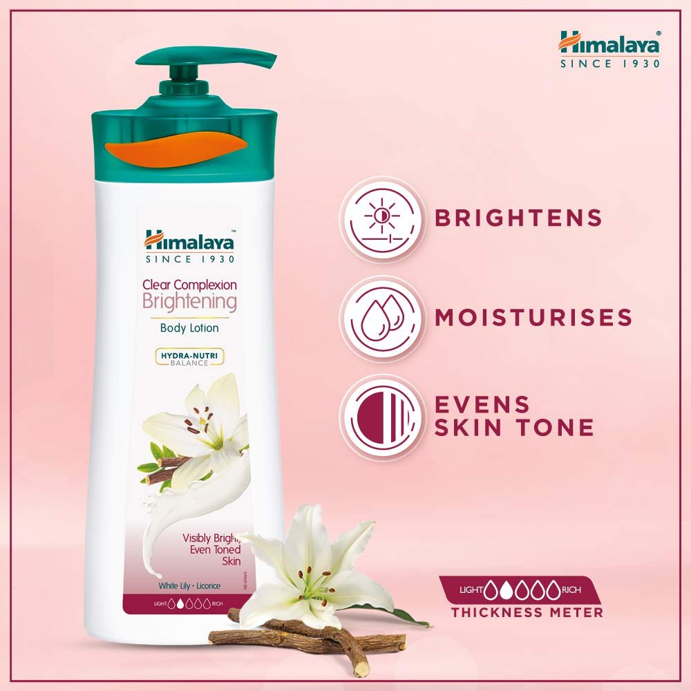 Himalaya Clear Complexion Brightening Body Lotion for Normal Skin (400 ml) thumbnail