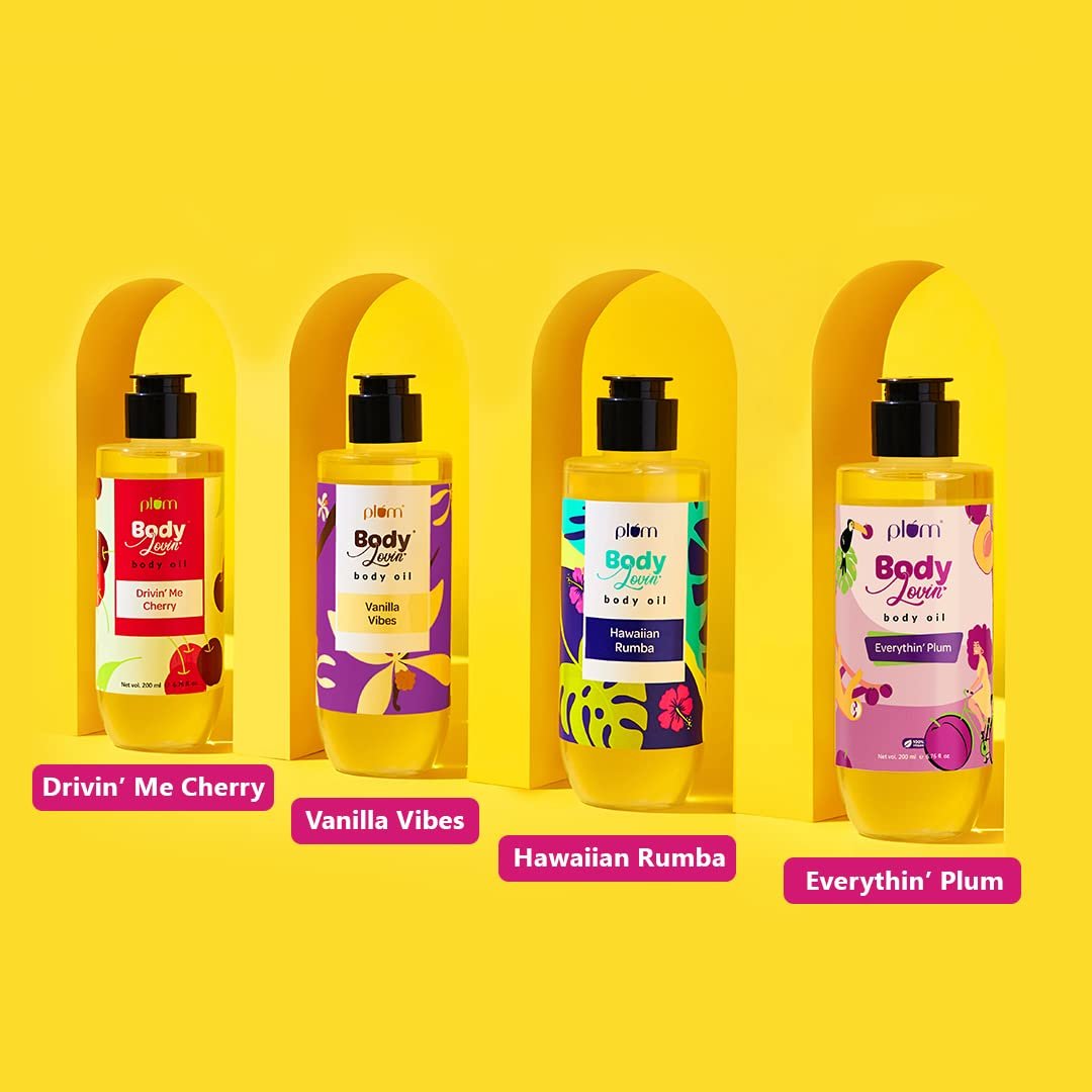 Plum BodyLovin' Vanilla Vibes Body Oil | Intense Moisture & Instant Glow | For Dry To Very Dry Skin - 100ml thumbnail