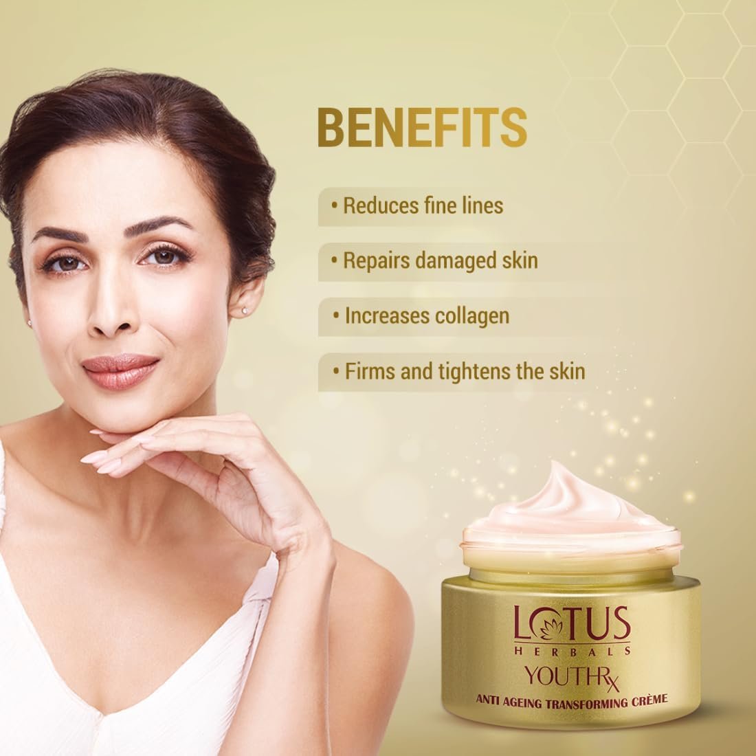 Lotus Herbals YouthRx Anti Ageing Transforming Face Cream SPF 25 and PA+++ 50g thumbnail