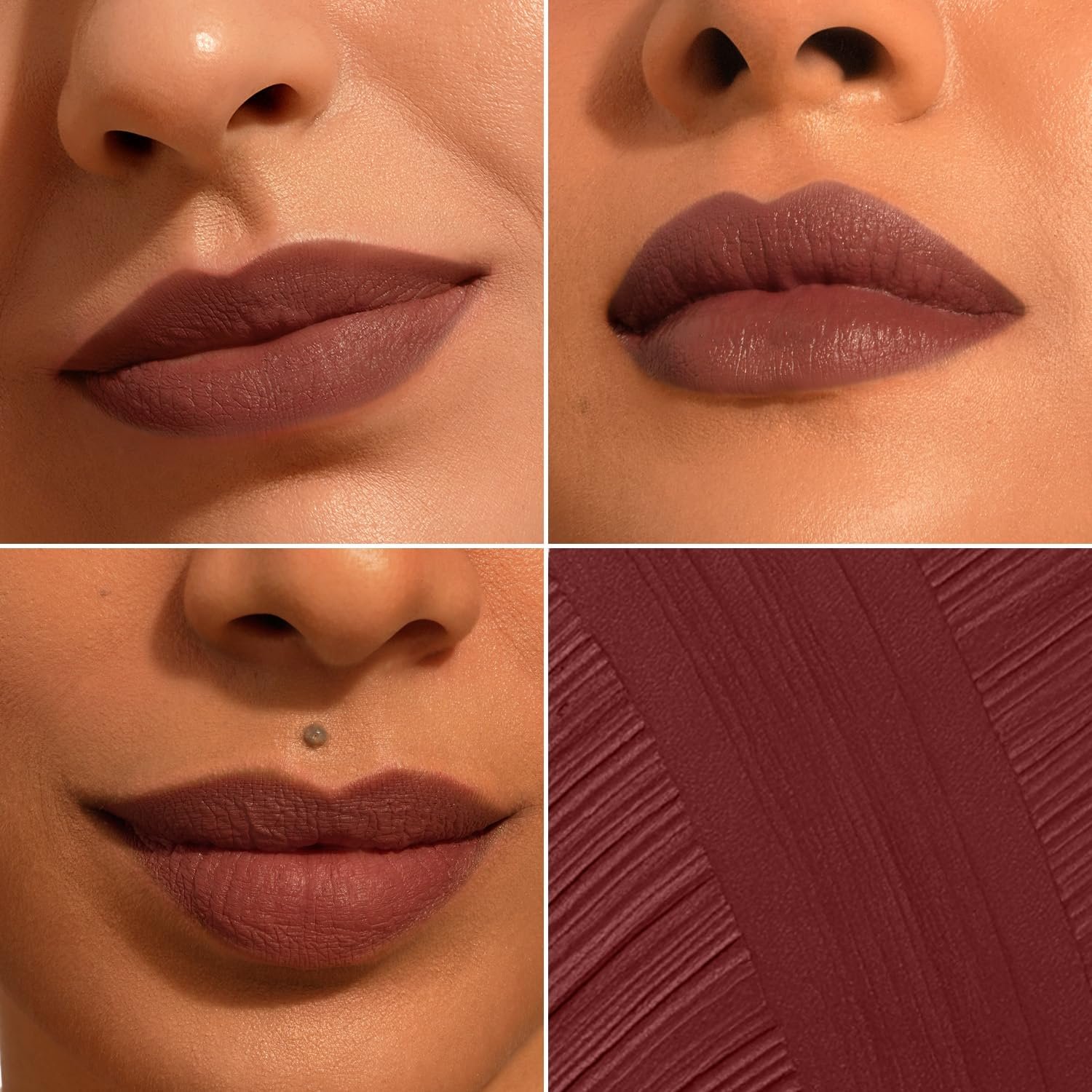 Pilgrim Oh So Crème! Bullet Lipstick | Silky-Matte Finish | Highly Pigmented and Long Lasting | Enriched with Exotic French Grape Seed Oil | (Chic Coco-23) thumbnail
