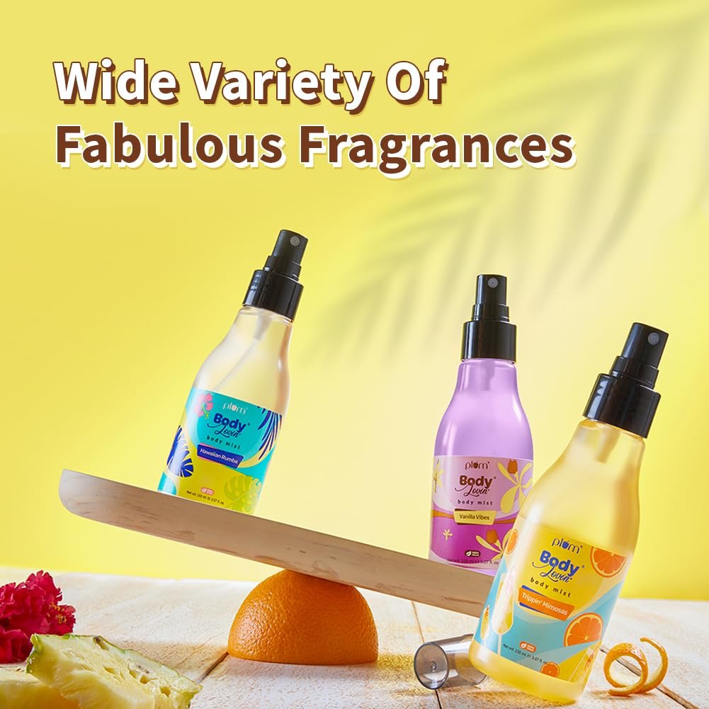 Plum BodyLovin' Smokin' Vanilla Body Mist | Long Lasting Spicy Fragrance for Women & Men With Honeysuckle, Musk |Perfume Spray 150 ml thumbnail