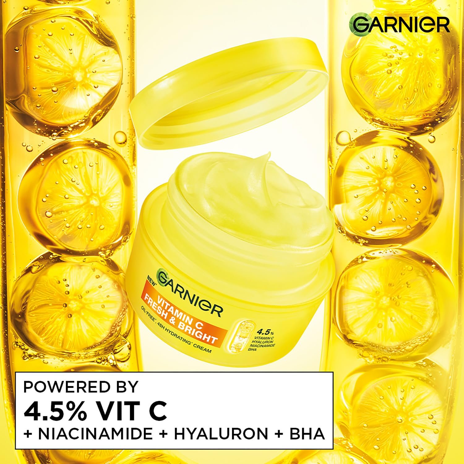 Garnier Fresh & Bright Vitamin C Sorbet Gel Face Moisturizer Cream, 45g For Hydration & Dark Spot Reduction, thumbnail