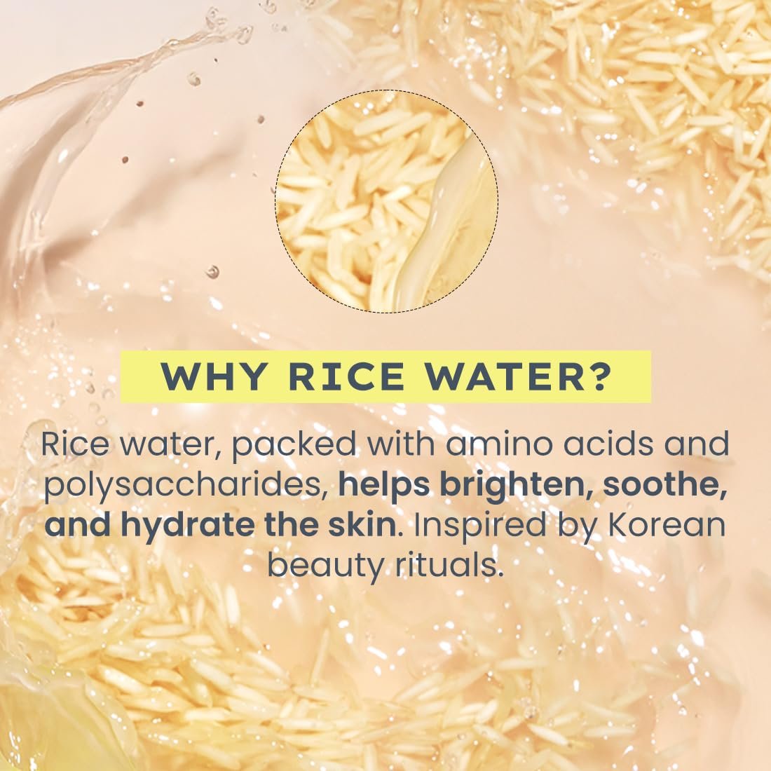 Hyphen 44% Rice Water Brightening Face Serum Pads | 5% Niacinamide & Alpha Arbutin to Reduces Dark Spots & Pigmentation | Toner Pads with Serum for Glowing Glass Skin | All Skin Types - 50N thumbnail