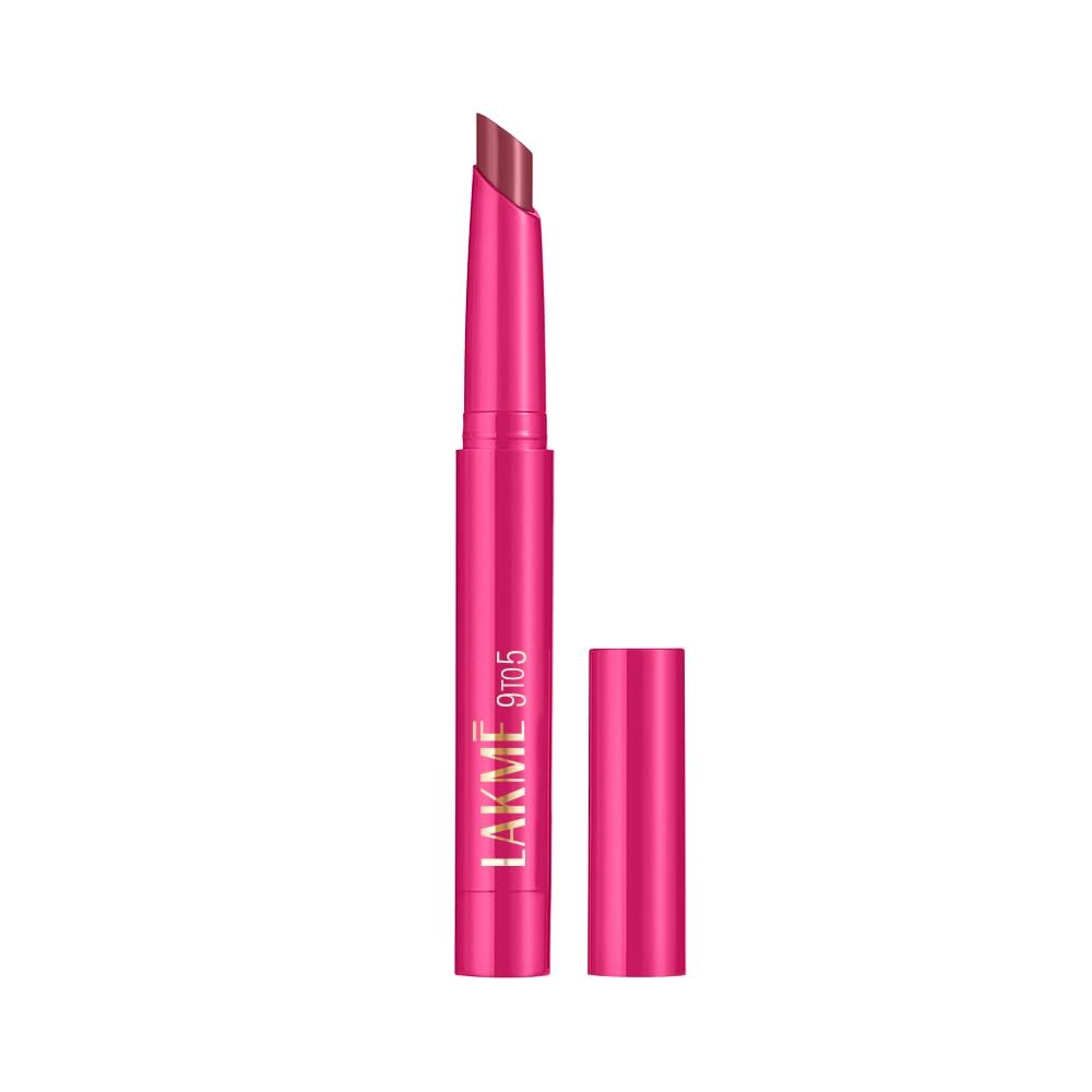 Lakme 9 to 5 Forever Matte Lip Crayon, Pitch Pink, 1.1g, for Smooth and Supple Lips, with Vitamin C, Matte Finish, 8 Hr Hydration, Long Lasting all day comfort, Retractable Crayon thumbnail