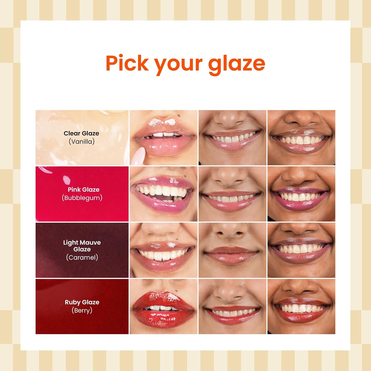 Foxtale SPF 30 Brightening Lip Balm for Dark Lips with Peptides & Vitamin C | Brightens | Hydrates | Tinted Lip Balm - Clear Glaze 12gm thumbnail