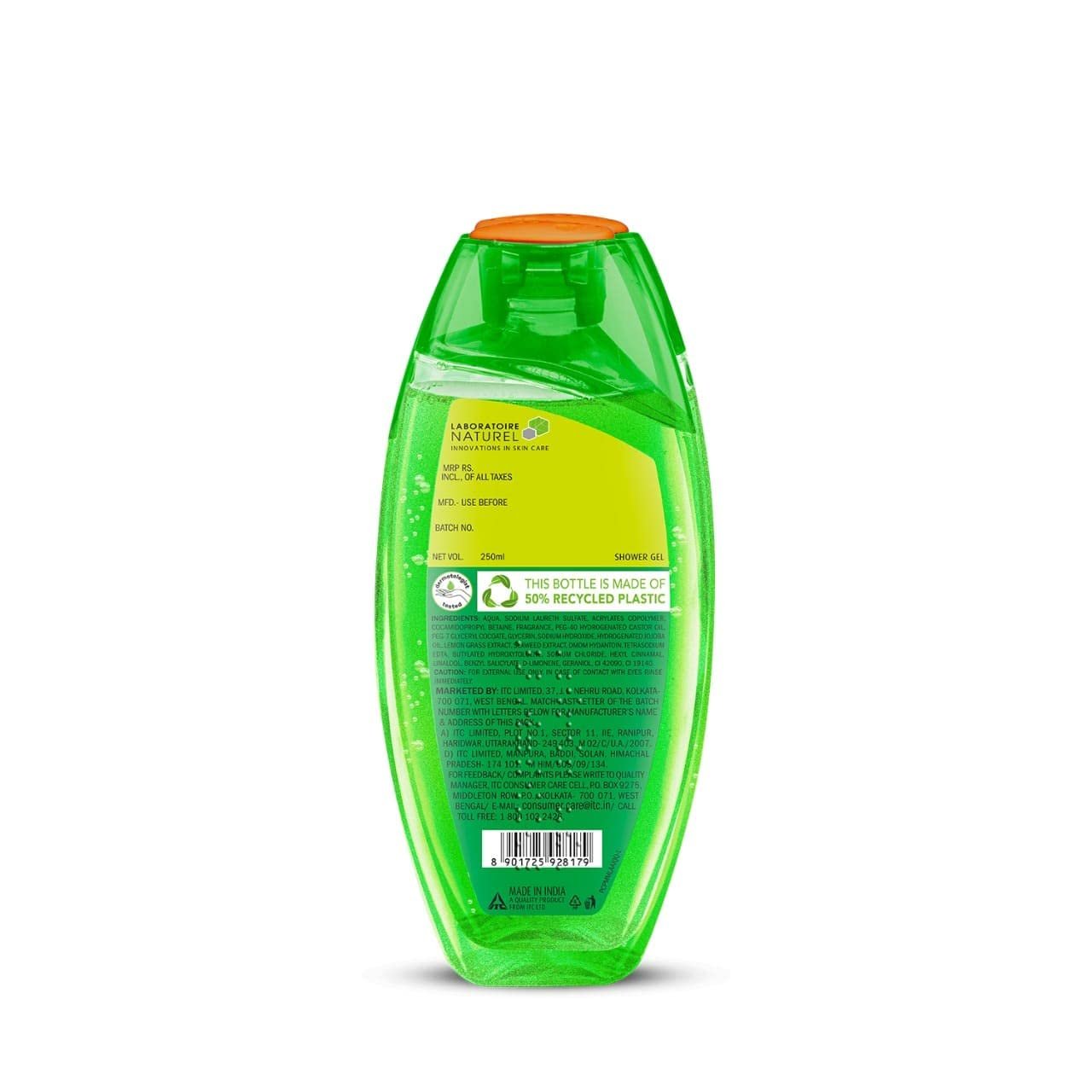 Fiama Body Wash Shower Gel Lemongrass & Jojoba, 250ml, Body Wash for Women and Men with Skin Conditioners for Smooth Skin & Gentle Exfoliation, Suitable for All Skin Types thumbnail