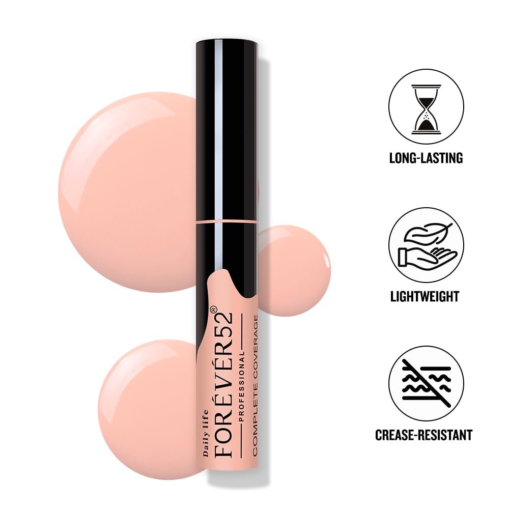 Daily Life Forever52 Complete Coverage Concealer | Easily Blendable, Natural Finish, Crease-Resistant & Buildable Coverage for Face Makeup (Americano-15) thumbnail